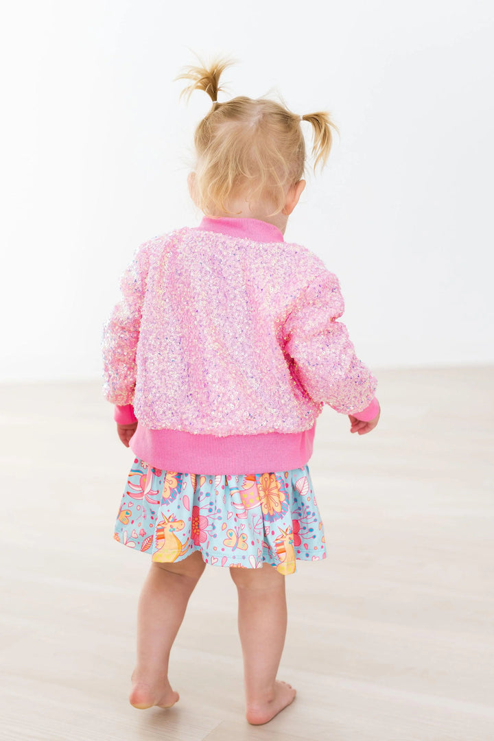 Mila & Rose Bubblegum Sequin Jacket