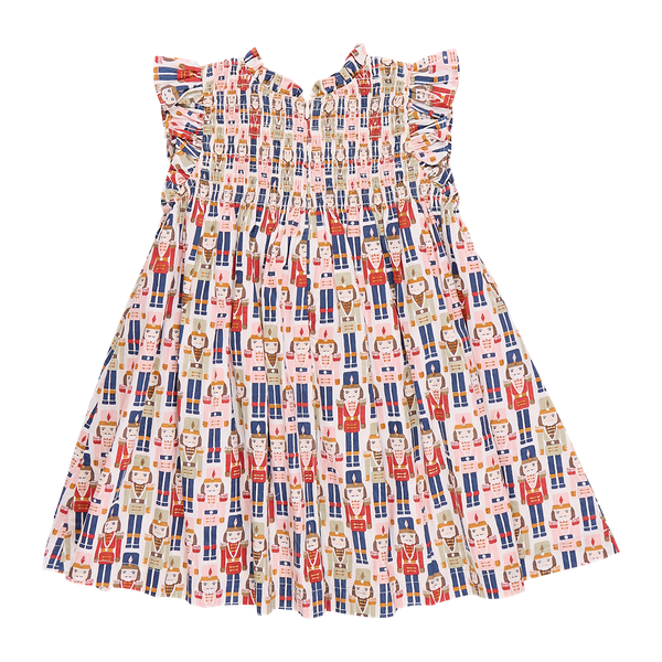 Pink Chicken Stevie Dress in Vintage Nutcracker (sizes 7-12)