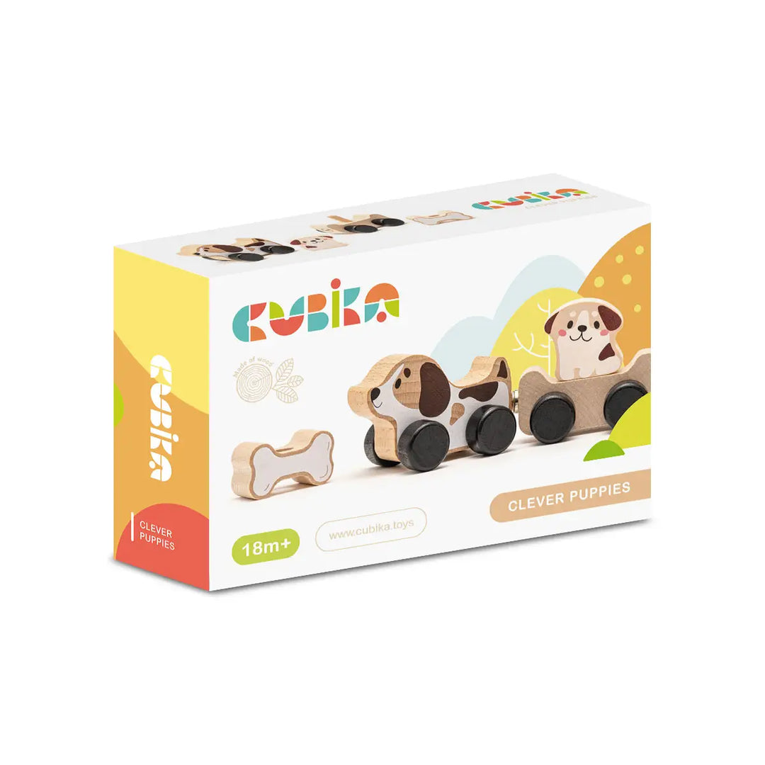 Wooden Toy Clever Puppies