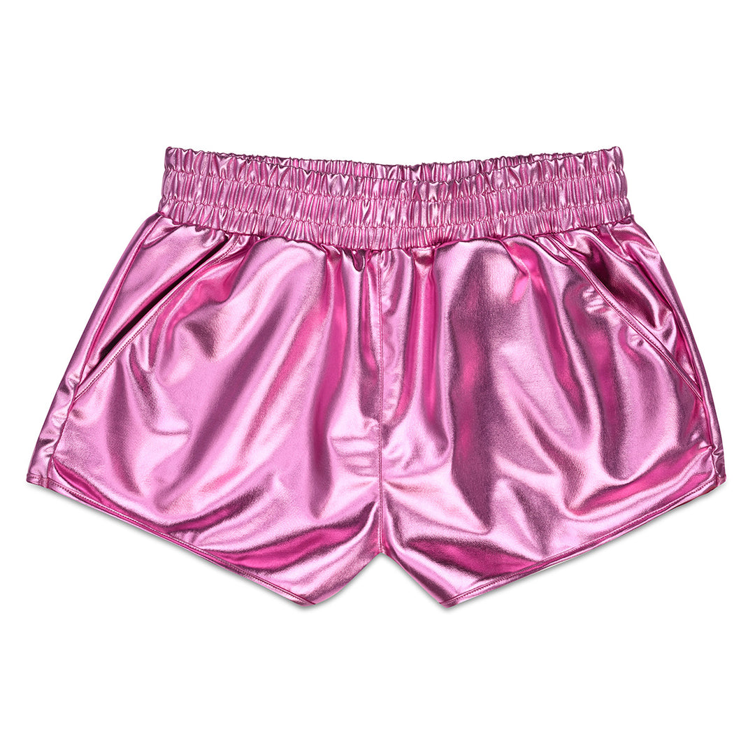 Iscream Pink Metallic Shorts