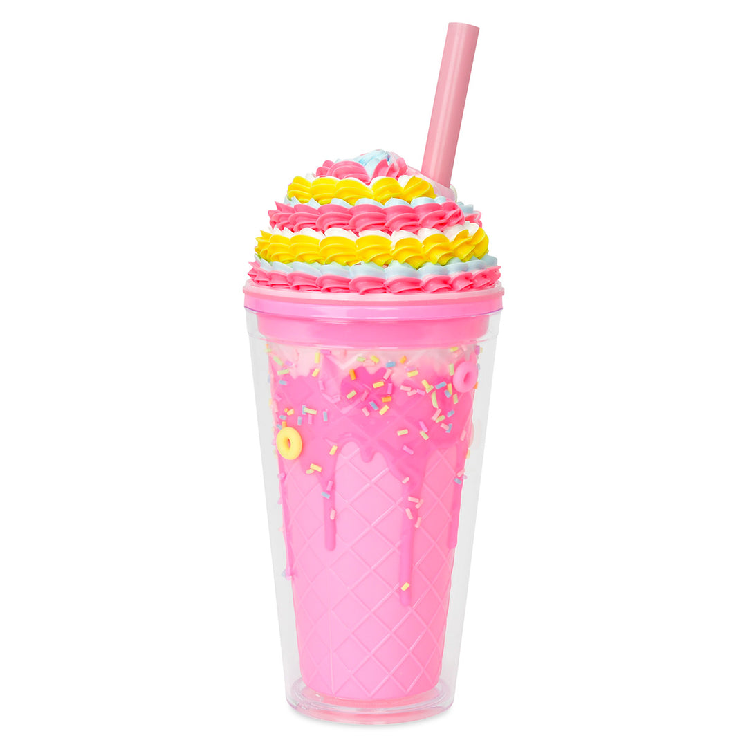 Iscream Sprinkle Sparkle Frosted Tumbler