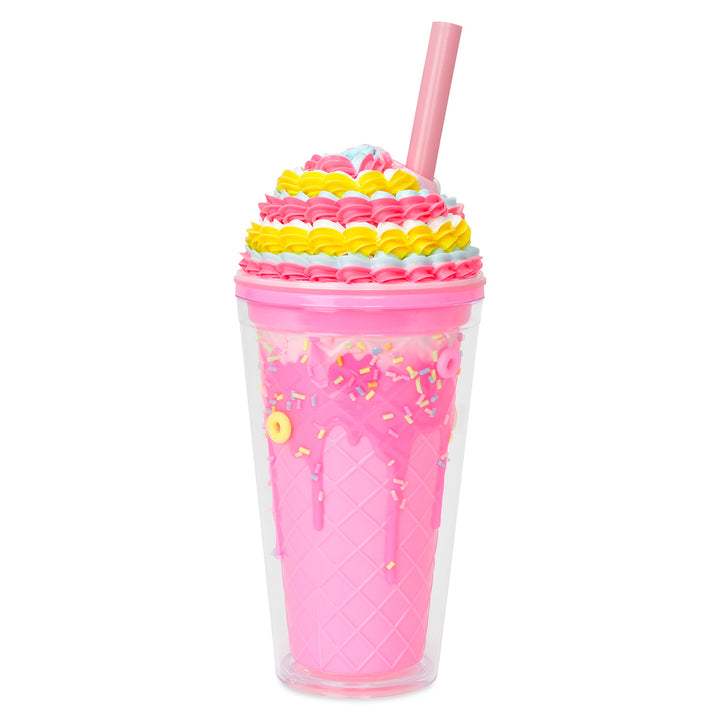 Iscream Sprinkle Sparkle Frosted Tumbler