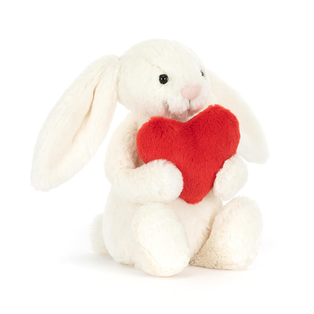 Jellycat Bashful Bunny with Heart