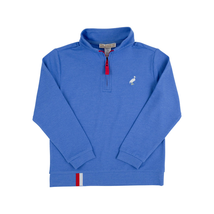 Beaufort Bonnet Performance Hayword Half Zip in Barbados Blue