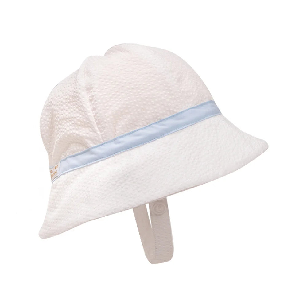 Beaufort Bonnet Henry's Boating Bucket Hat in Worth Avenue White