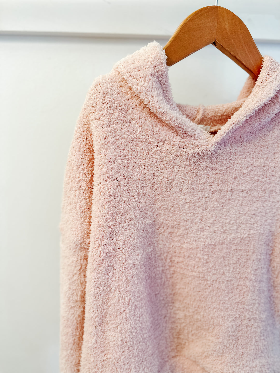 Area Code Haley Cozy Hoodie in Blush