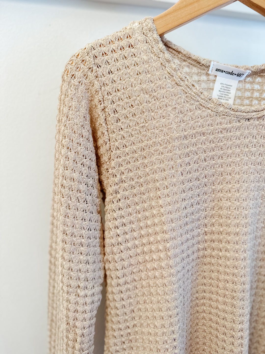 Area Code Madison Tunic in Wheat