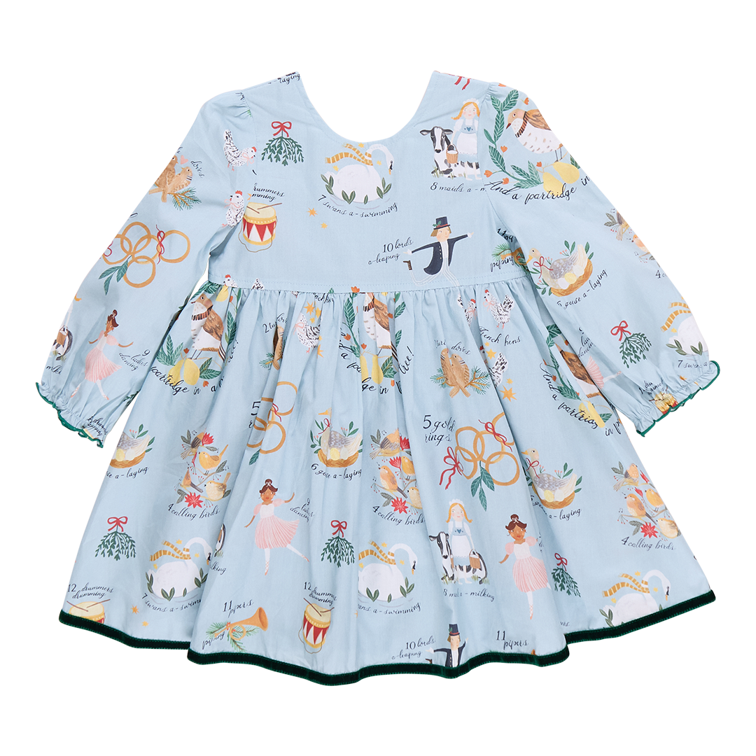 Pink Chicken Amma Dress in 12 Days of Christmas (sizes 2-6)