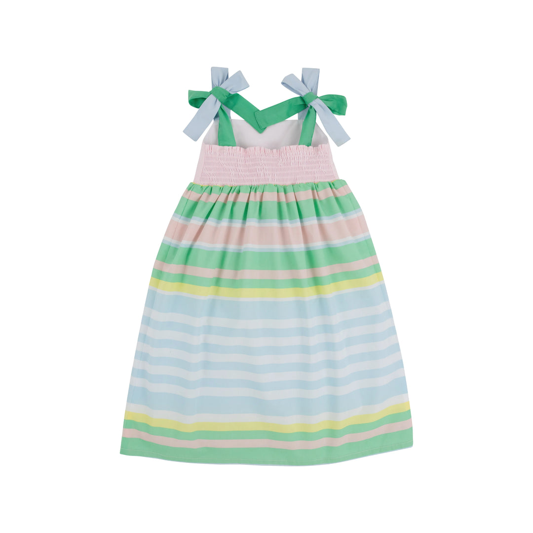 Beaufort Bonnet Maci Midi Dress in Sarasota Stripe Broadcloth