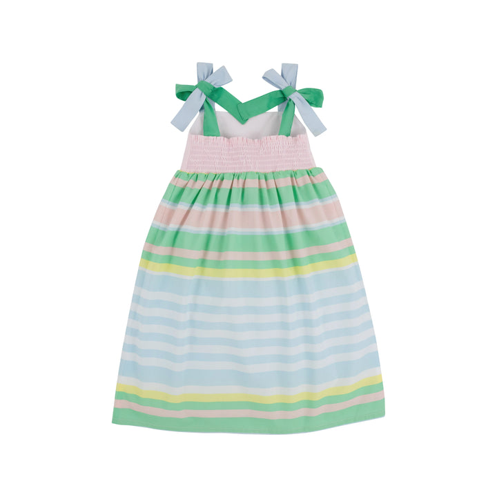 Beaufort Bonnet Maci Midi Dress in Sarasota Stripe Broadcloth