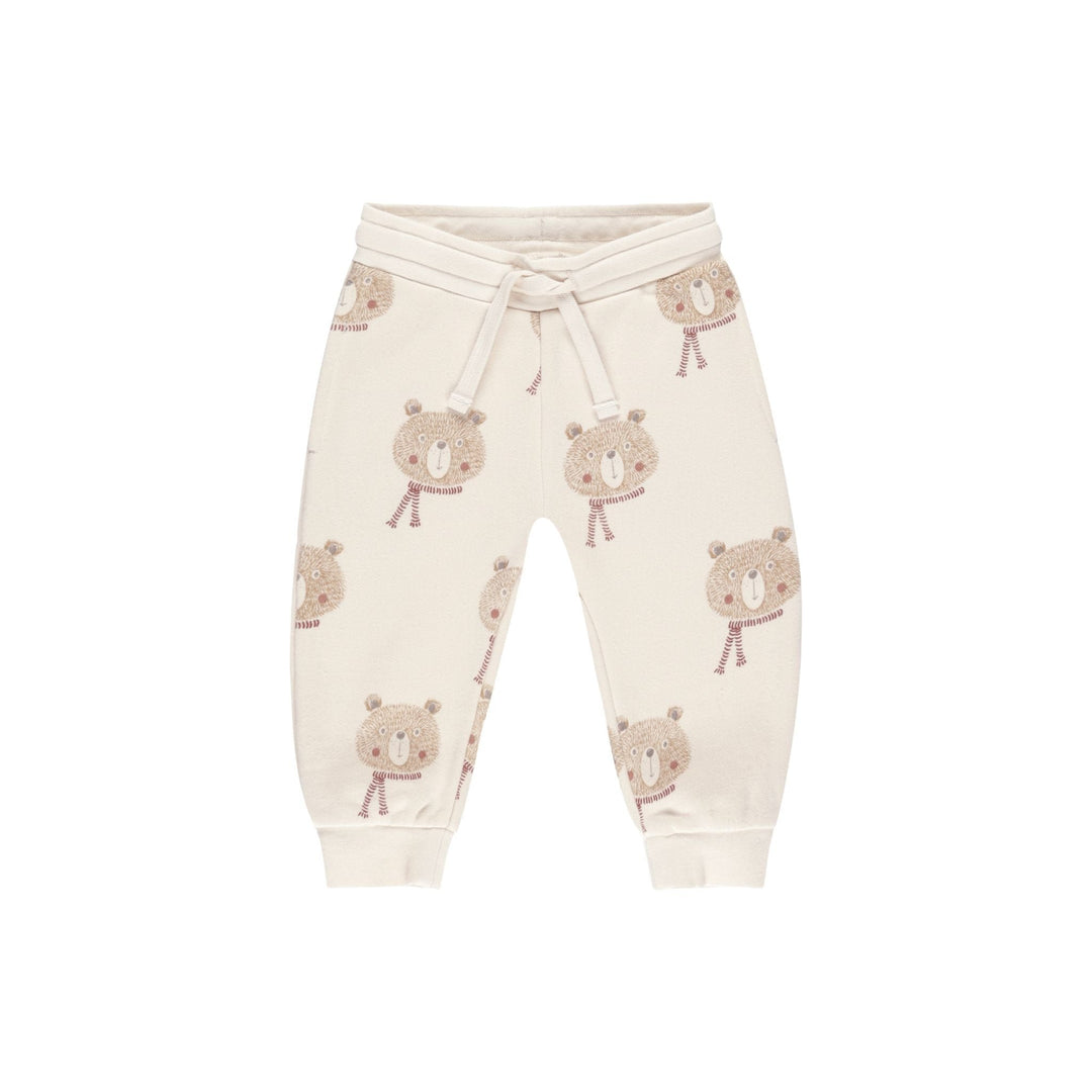 Rylee & Cru Jogger Sweatpant in Natural Bears