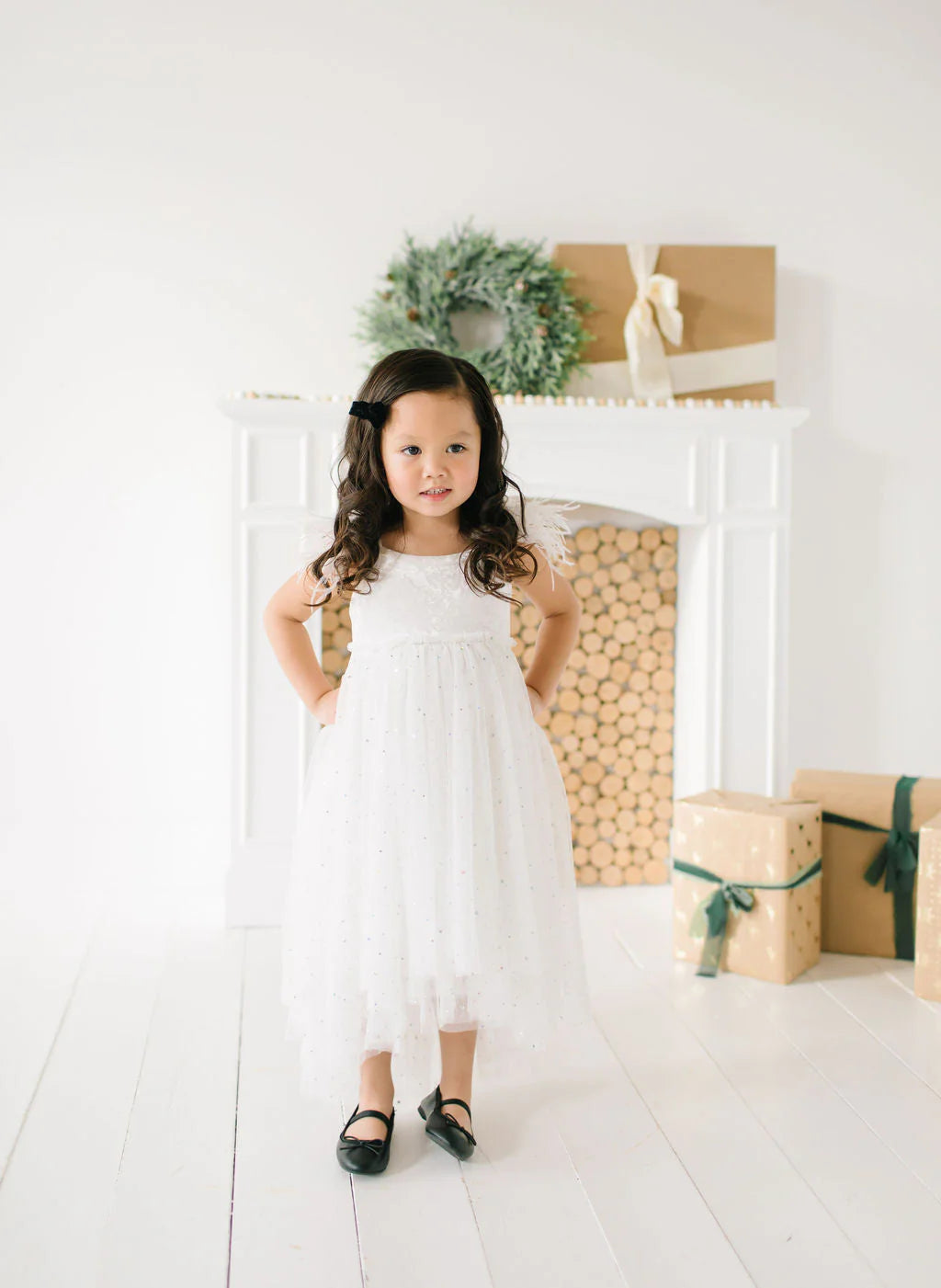 Ollie Jay Jolie Dress in Fresh Snow