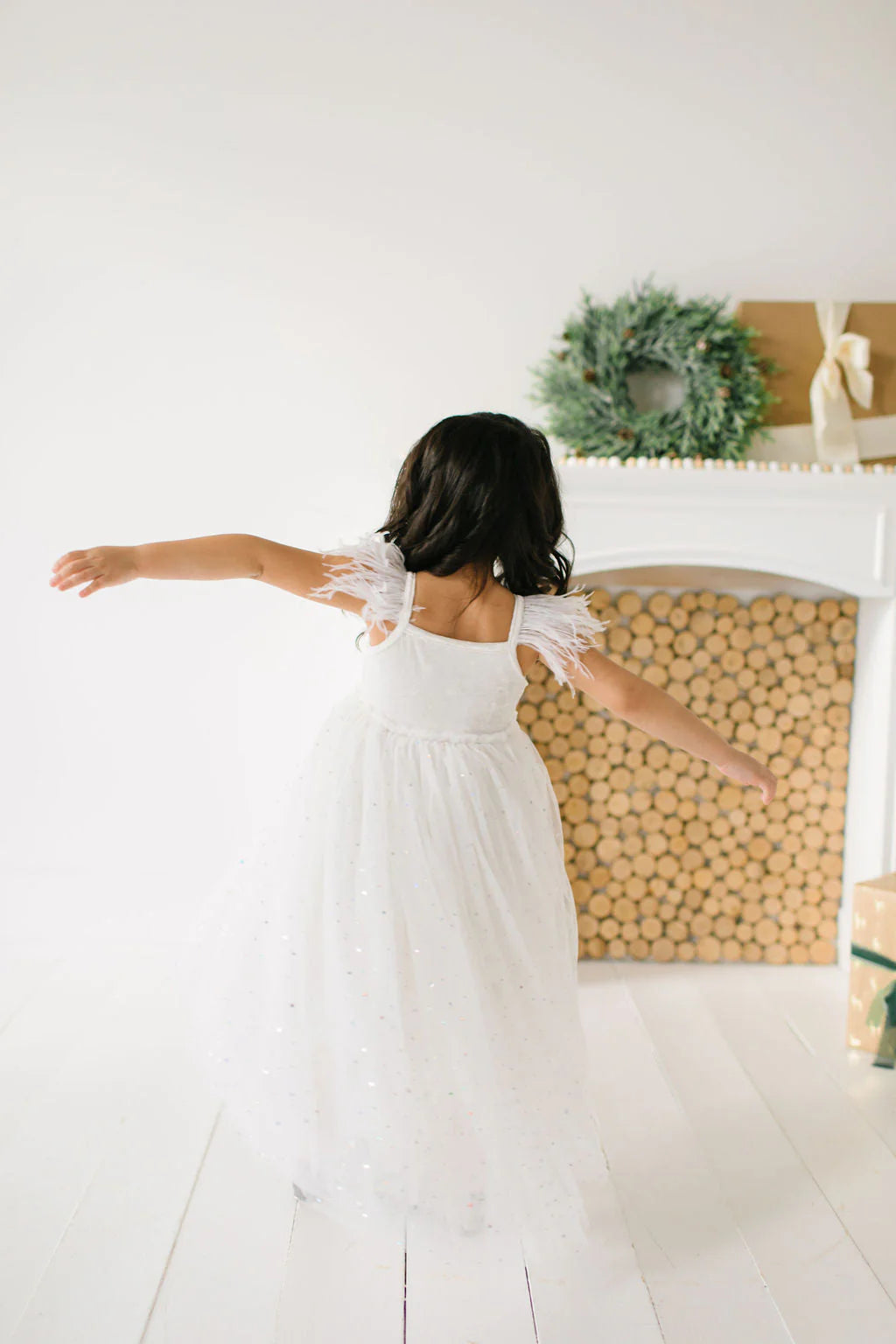 Ollie Jay Jolie Dress in Fresh Snow