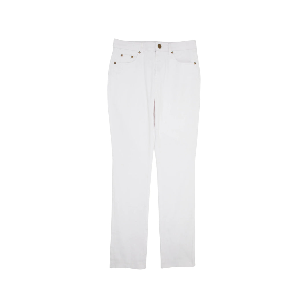 Beaufort Bonnet Pep Club Pant in White Denim