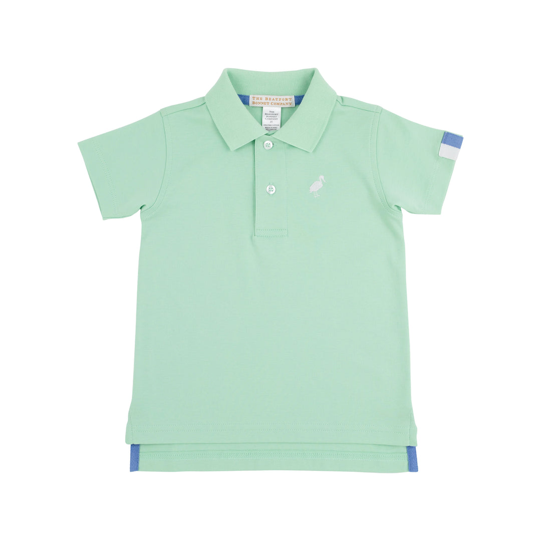 Beaufort Bonnet Prim & Proper Polo in Grace Bay Green