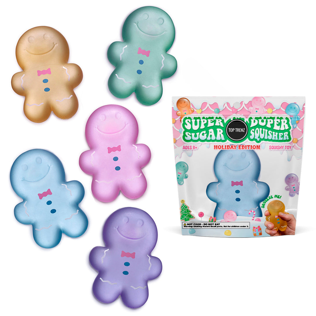 Gingerbread Man Sugar Squisher