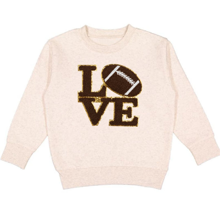 Sweet Wink Football Love Patch Sweatshirt