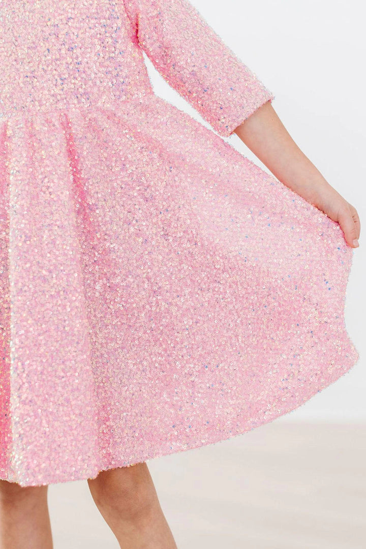 Mila & Rose Bubblegum Sequin Dress