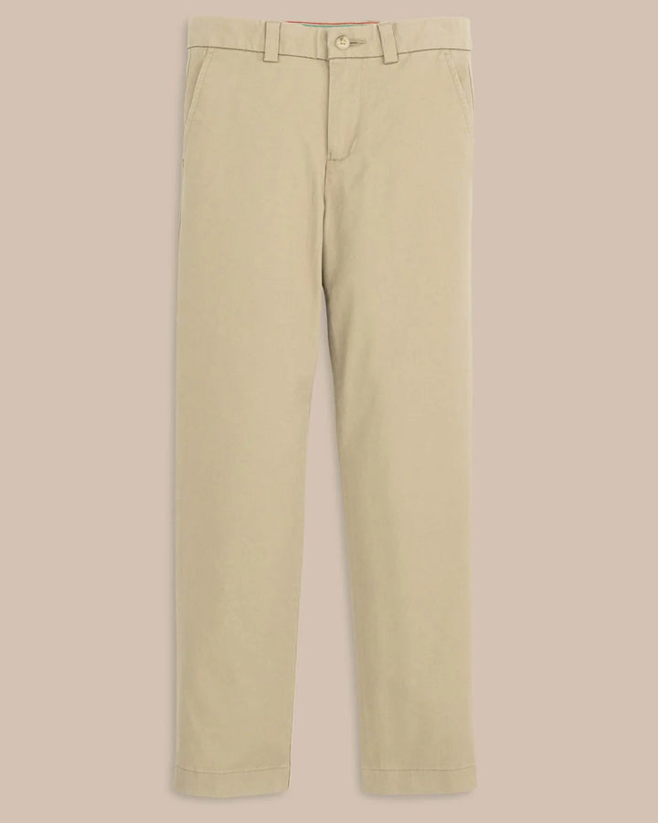 Southern Tide Channel Marker Pants in Sandstone Khaki