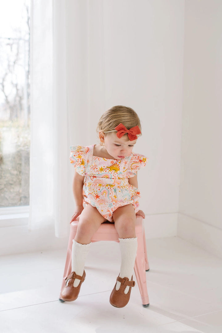 Emmy Romper in Dreamy Dino