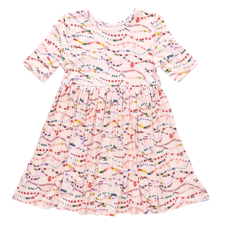 Pink Chicken Friendship Bracelet Era Steph Dress (sizes 7-10)