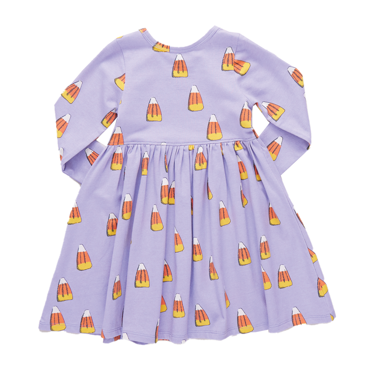 Pink Chicken Organic Candy Corn Steph Dress in Lavender (sizes 2-6)