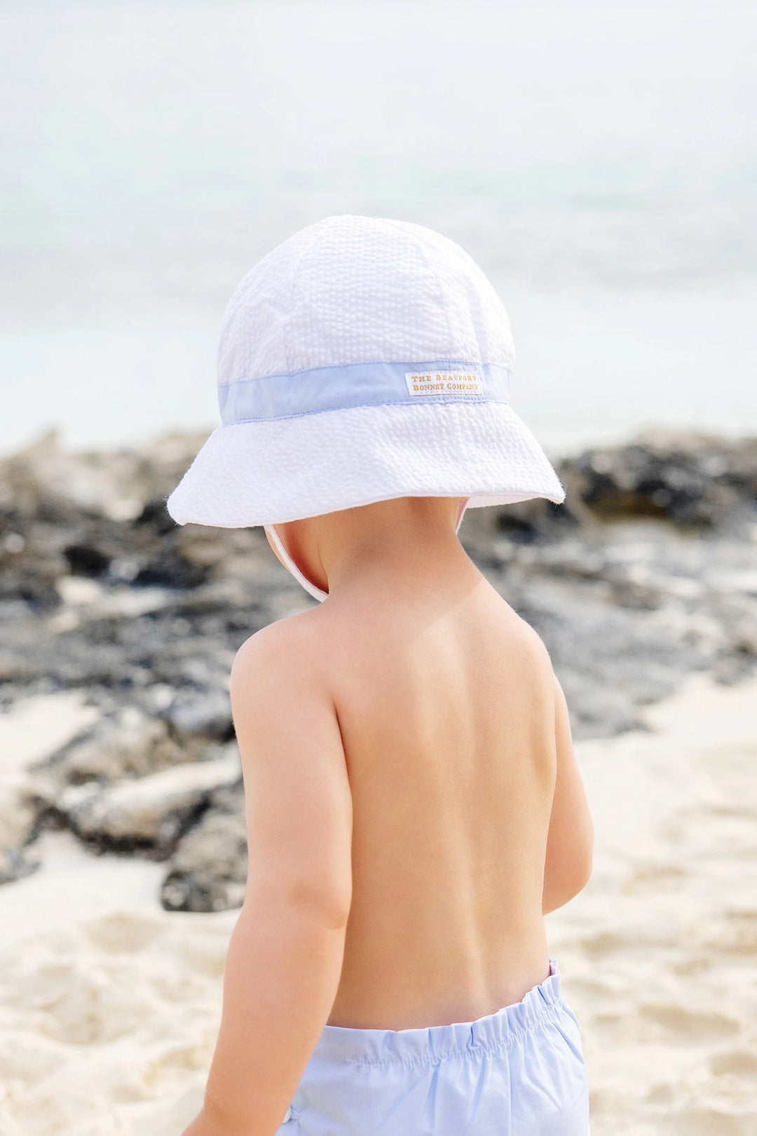 Beaufort Bonnet Henry's Boating Bucket Hat in Worth Avenue White