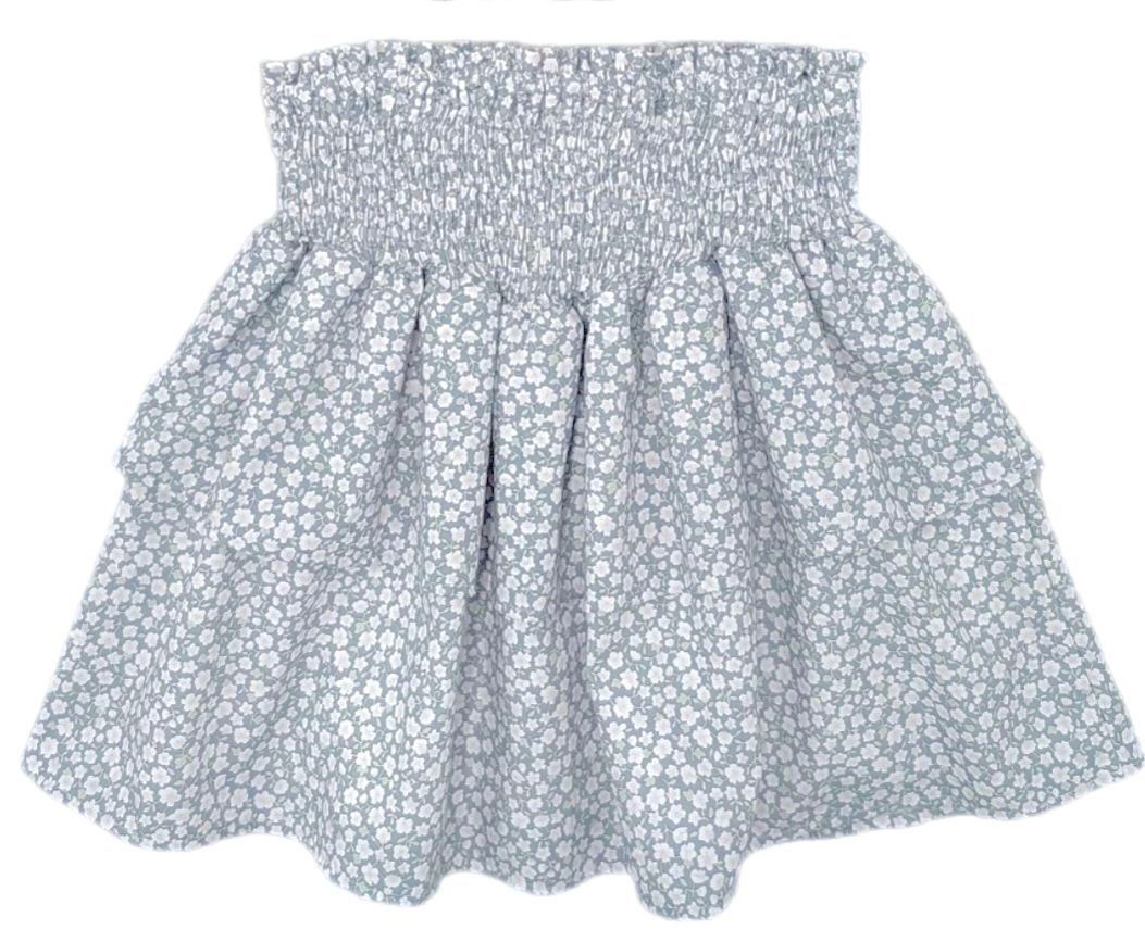 Be Elizabeth Floral Smocked Skirt