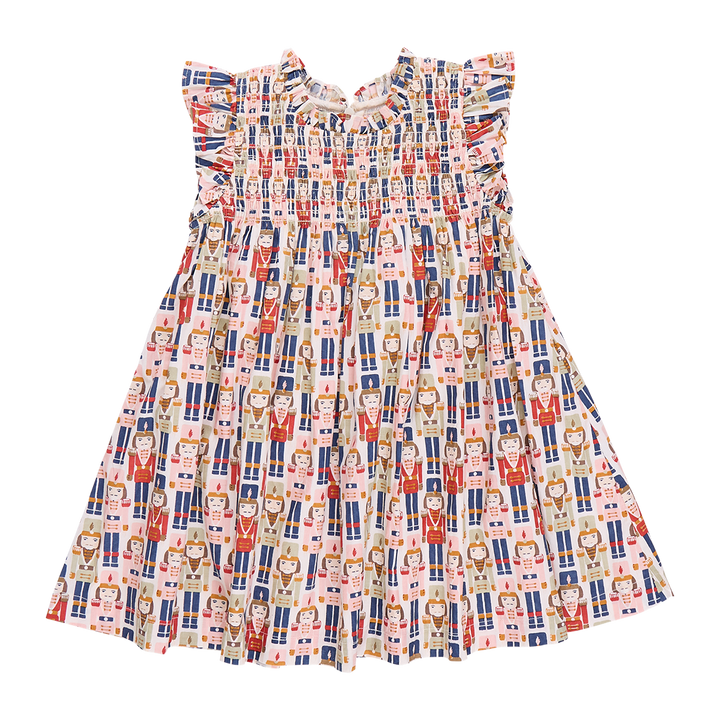 Pink Chicken Stevie Dress in Vintage Nutcracker (sizes 7-12)