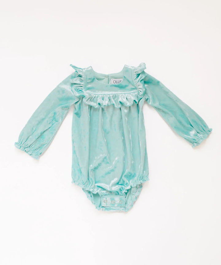 Ollie Jay Hayley Romper in Mint Velvet