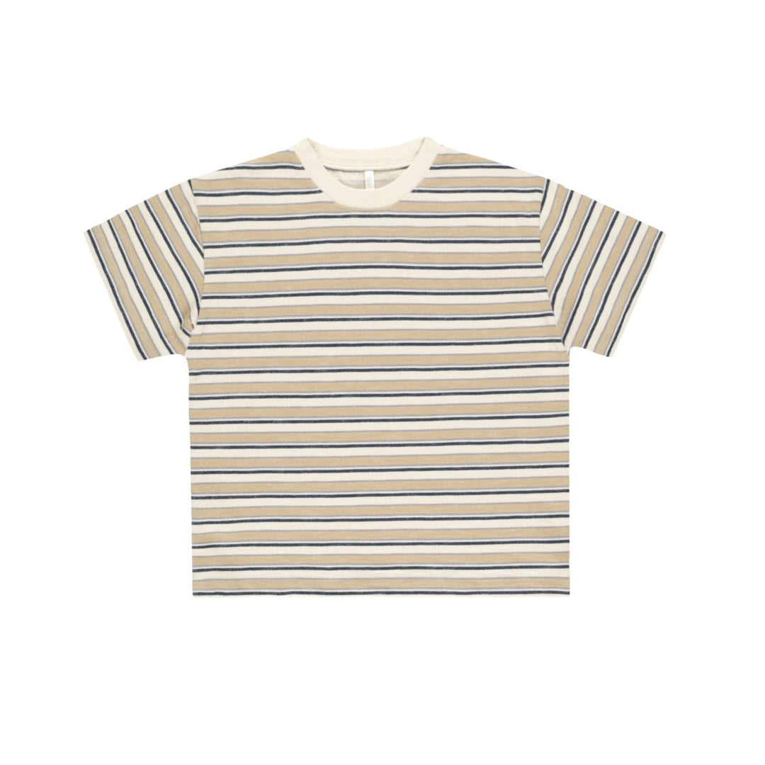 Rylee & Cru Relaxed Tee in Blue Vintage Stripe