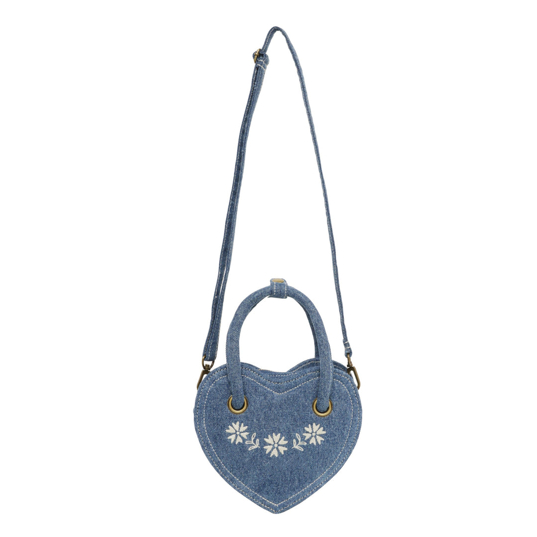 Rylee & Cru Heart Purse in Indigo