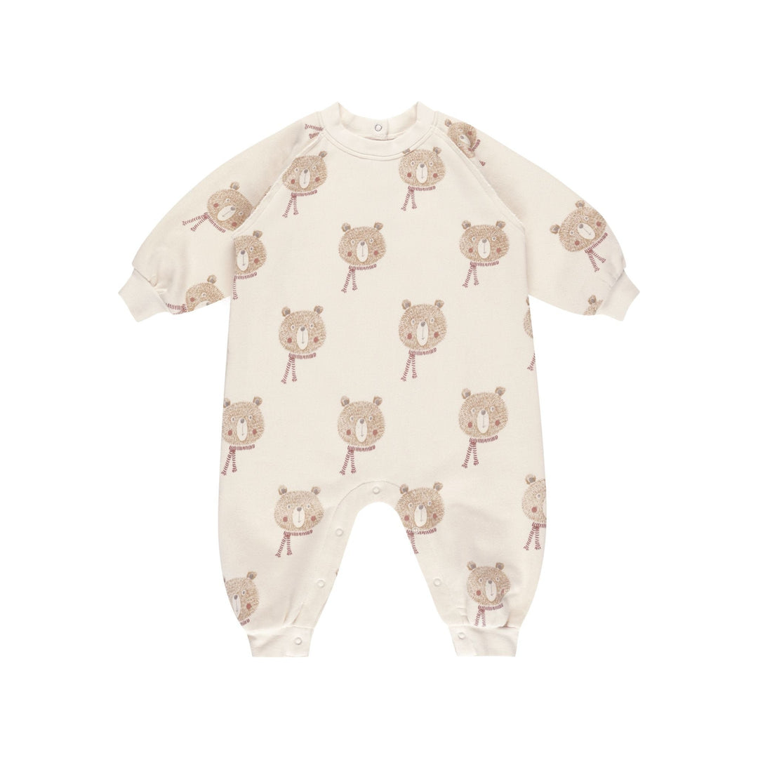 Rylee & Cru Raglan Jumpsuit in Natural Bears