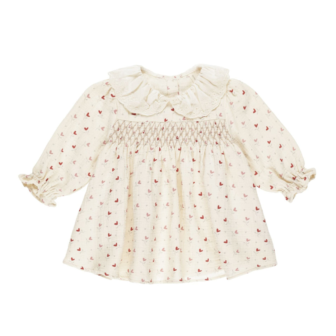 Quincy Mae Heart Ditsy Callie Dress